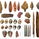 Middle Stone Age cultural artifacts from northern and southern Africa.